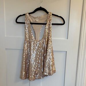 Sequin Tank Top